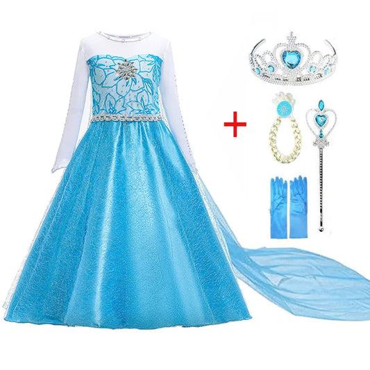 Vestido Elsa Cosplay